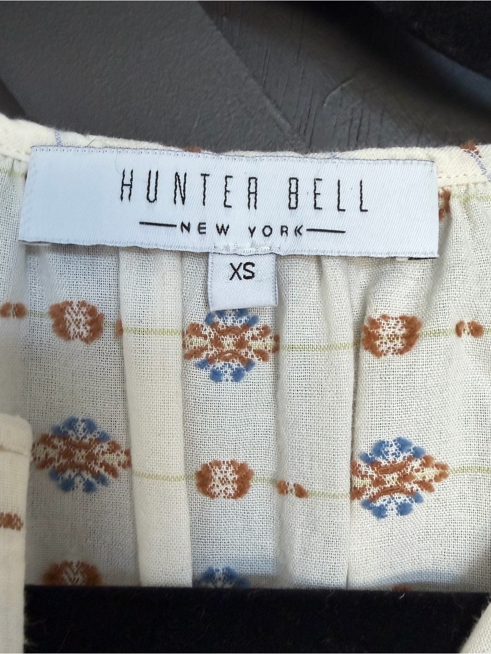 Hunter Bell Ellison Dress in Cream Medallion, Size XS - Picture 12 of 12